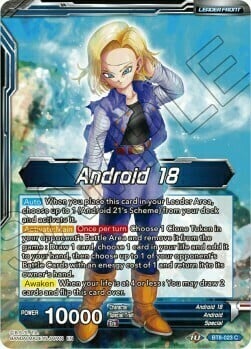 Android 18 // Dependable Sister Android 18 Card Front
