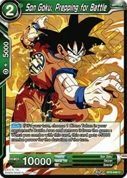 Son Goku, Prepping for Battle Card Front