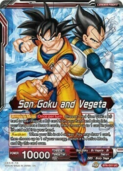 Son Goku e Vegeta // Gogeta SSB, Fusione Perfezionata Card Front