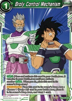 Broly Control Mechanism Card Front