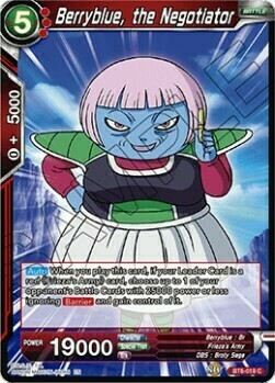Berryblue, the Negotiator Card Front