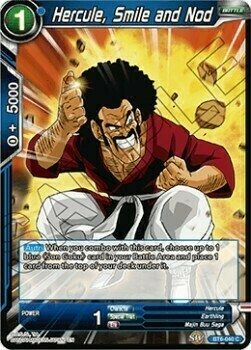 Hercule, Smile and Nod Card Front
