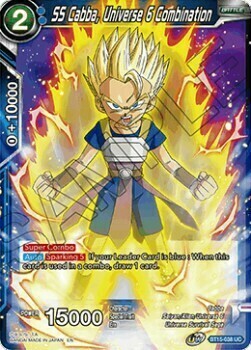 Cabba, Universe 6 Combination Card Front