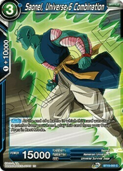 Saonel, Universe 6 Combination Card Front
