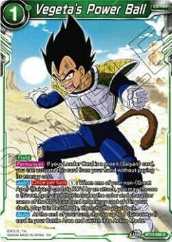 Vegeta's Power Ball Frente