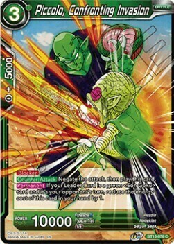 Piccolo, Confronting Invasion Frente