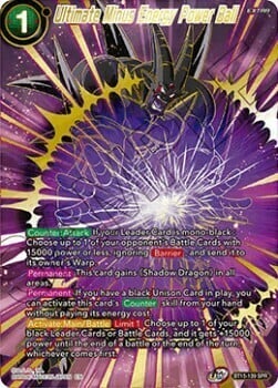 Ultimate Minus Energy Power Ball Card Front