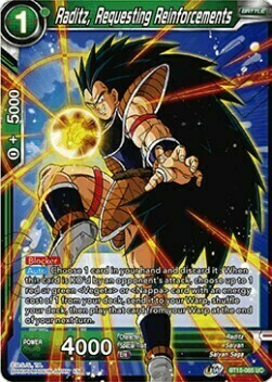 Raditz, Requesting Reinforcements Card Front