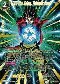 SS4 Son Gohan, Prismatic Burst Card Front