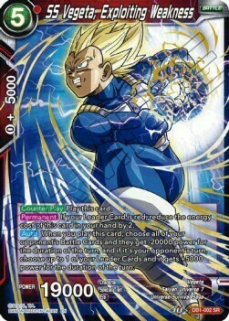 SS Vegeta, Exploiting Weakness Card Front
