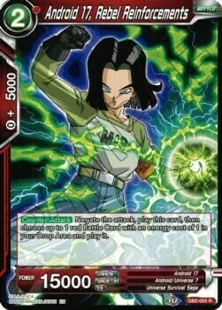 Android 17, Rebel Reinforcements Card Front