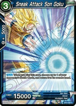 Sneak Attack Son Goku Card Front