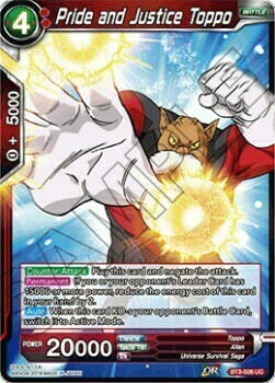 Pride and Justice Toppo Card Front