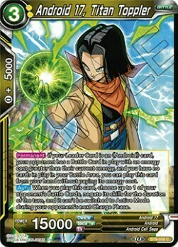 Android 17, Titan Toppler Card Front