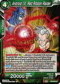Android 13, Red Ribbon Raider Card Front