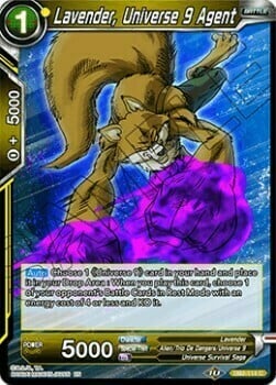 Lavender, Universe 9 Agent Card Front