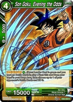 Son Goku, Evening the Odds Card Front