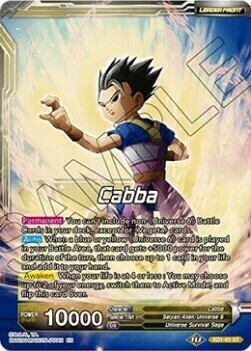 Cabba // Vegeta & Cabba, Master & Pupil Card Front