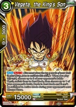 Vegeta, the King's Son Card Front