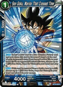 Son Goku, Warrior That Crossed Time Card Front