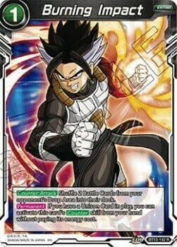 Burning Impact Card Front