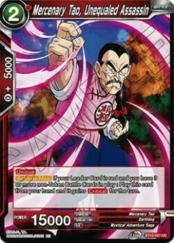 Mercenary Tao, Unequaled Assassin Card Front
