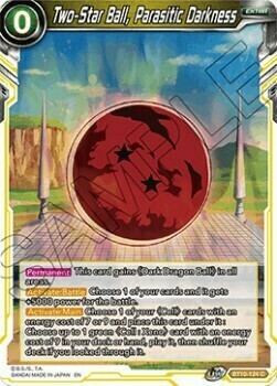 Two-Star Ball, Parasitic Darkness Card Front