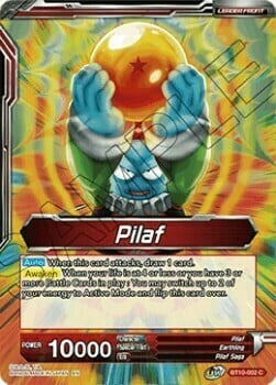 Pilaf // Pilaf, Shu, and Mai Assemble! Card Front