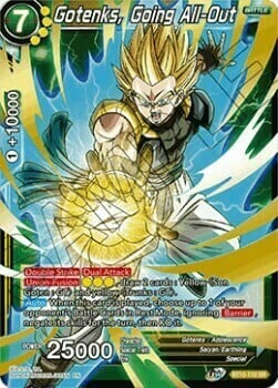 Gotenks, Going All-Out Card Front