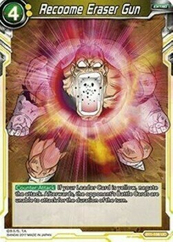 Recoome Eraser Gun Card Front