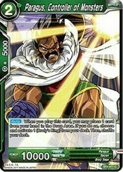 Paragus, Controller of Monsters Card Front