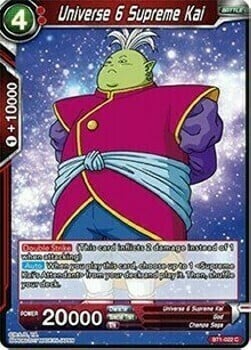 Universe 6 Supreme Kai Card Front