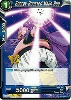 Energy Boosted Majin Buu Card Front