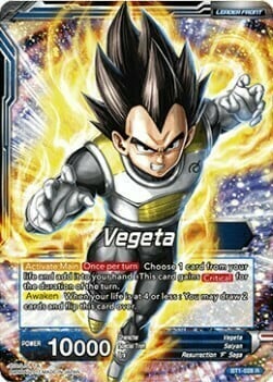 Vegeta // Super Saiyan Blue Vegeta Frente