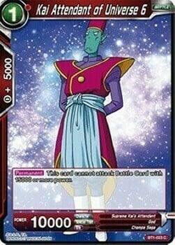 Kai Attendant of Universe 6 Frente