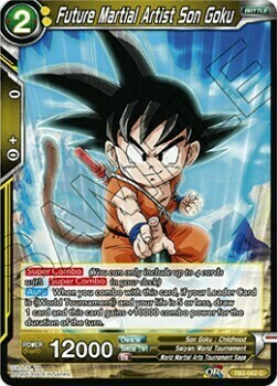 Future Martial Artist Son Goku Card Front