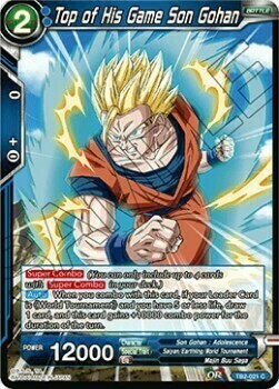 Top of His Game Son Gohan Card Front