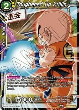 Toughened Up Krillin Card Front