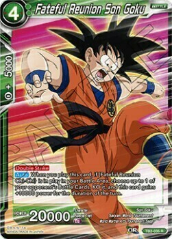 Fateful Reunion Son Goku Card Front