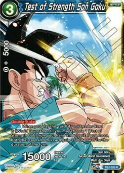 Test of Strength Son Goku Card Front