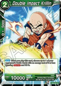 Double Impact Krillin Card Front