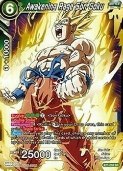 Awakening Rage Son Goku Frente