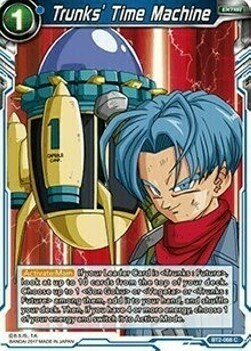 Trunks&#39; Time Machine Card Front
