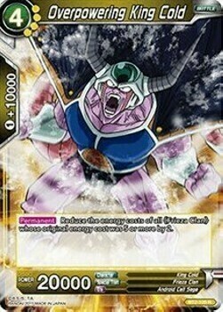 Overpowering King Cold Card Front