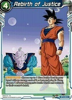 Rebirth of Justice Card Front