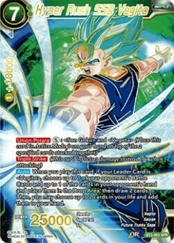 Hyper Rush SSB Vegito Card Front