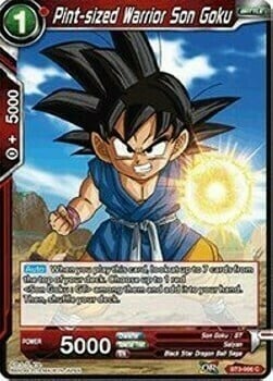 Pint-sized Warrior Son Goku Card Front