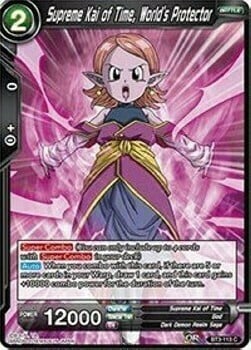 Supreme Kai of Time, World&#39;s Protector Card Front