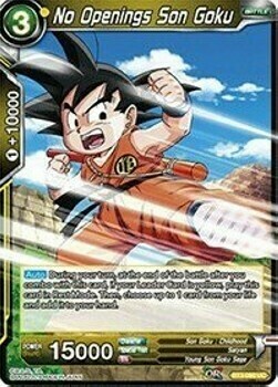 No Openings Son Goku Card Front