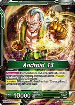 Android 13 // Thirst for Destruction, Android 13 Card Front